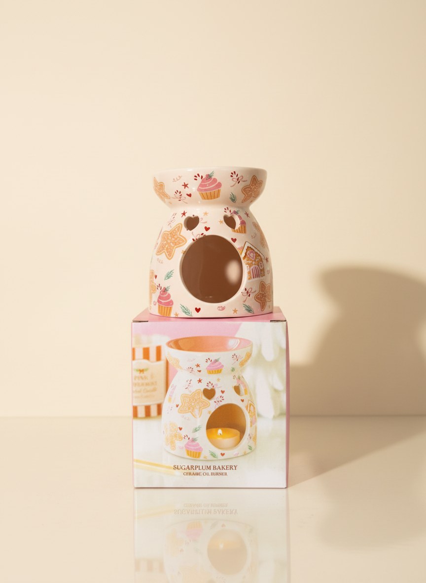 Quemador Cerámico · Sugarplum Bakery — Quemadores · Aromas con Encanto