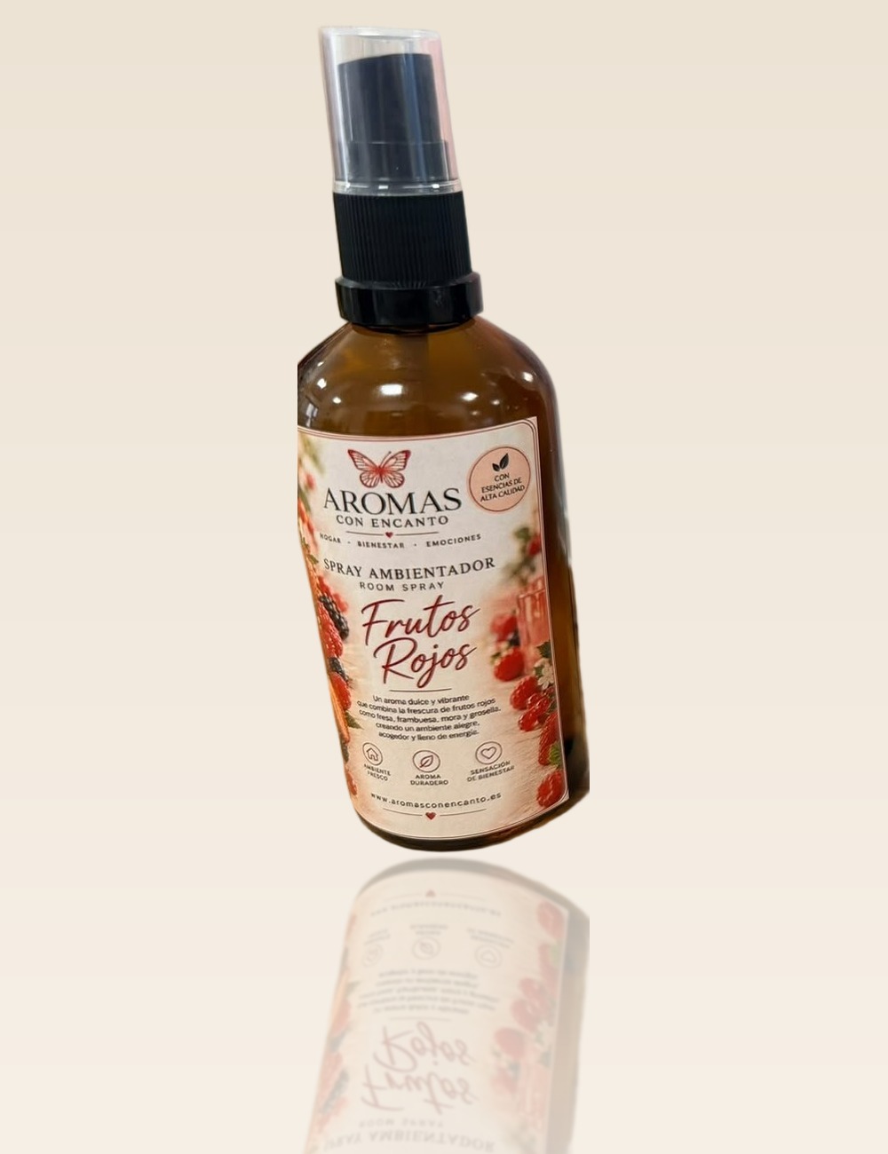 Spray Ambientador · Frutos Rojos — Ambientadores · Aromas con Encanto