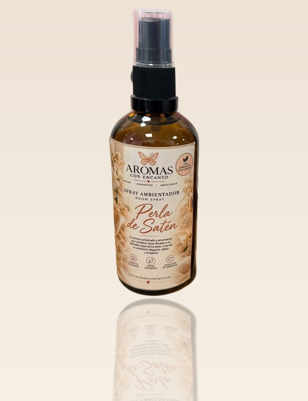 Spray Ambientador · Perla de Satén — Ambientadores · Aromas con Encanto