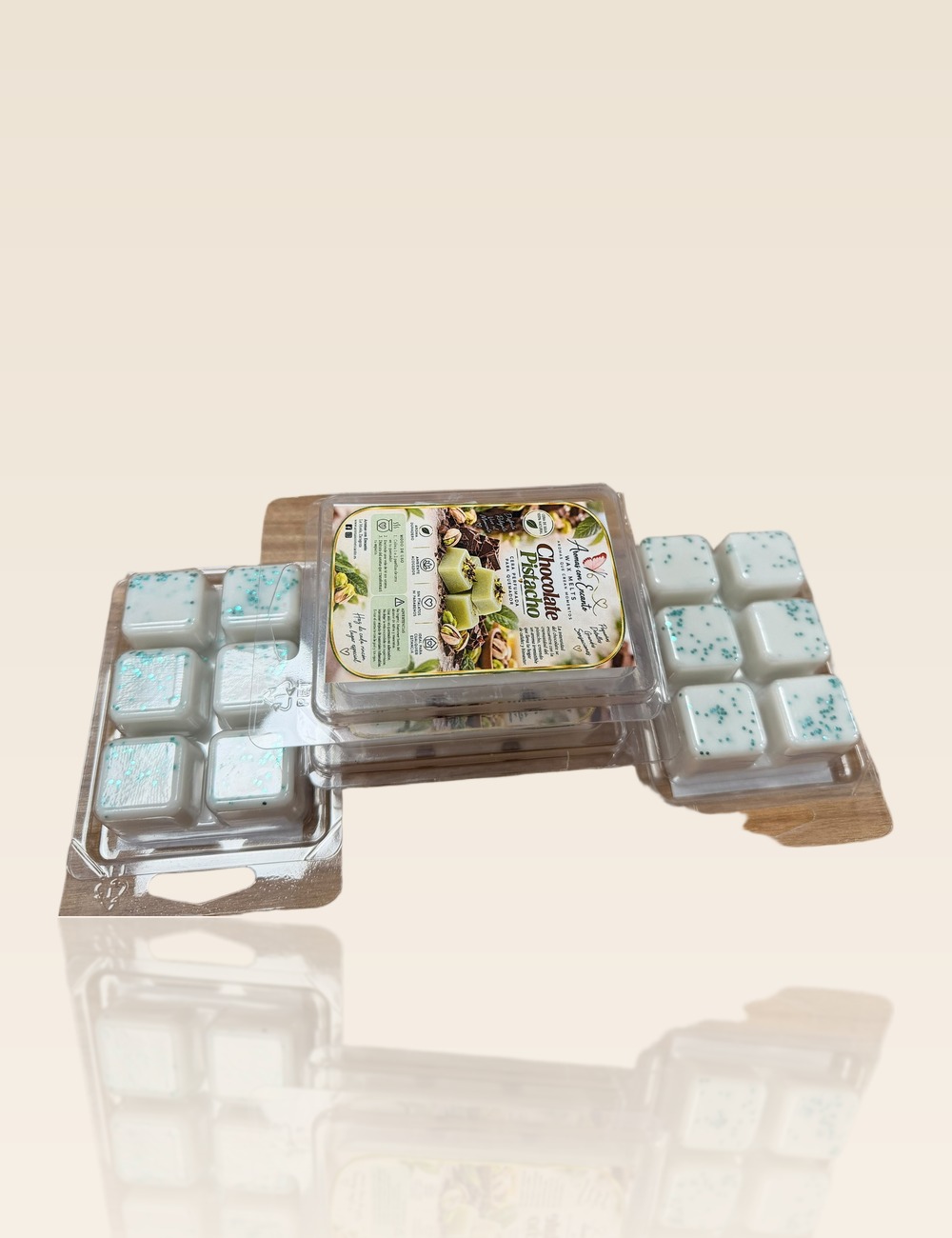 Wax Melt · Chocolate Pistacho — Ceras · Aromas con Encanto